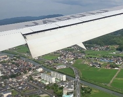 羽田空港発出雲空港行き